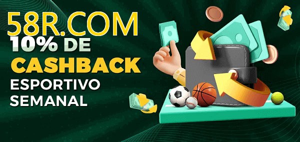 10% de bônus de cashback na 58R.COM